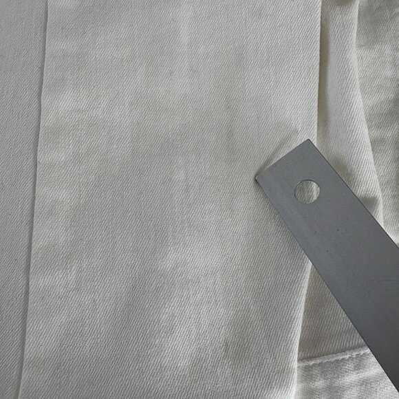 Ann Taylor Loft Jean Jacket Womens L White Denim Button Up Stretch NWT - Picture 11 of 11